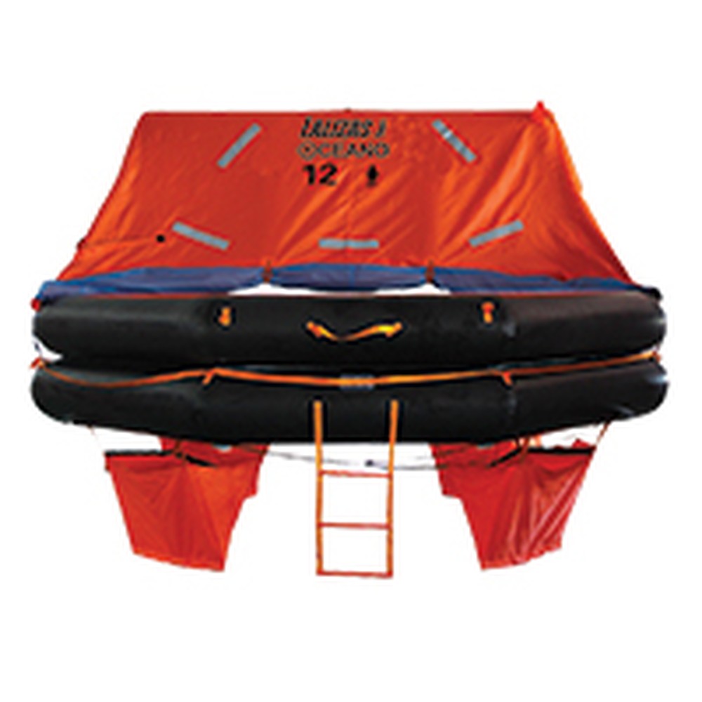 Lalizas Liferaft Solas Oceano,Mer,Throw-Overboard Type,12 Prs,Canister (B)