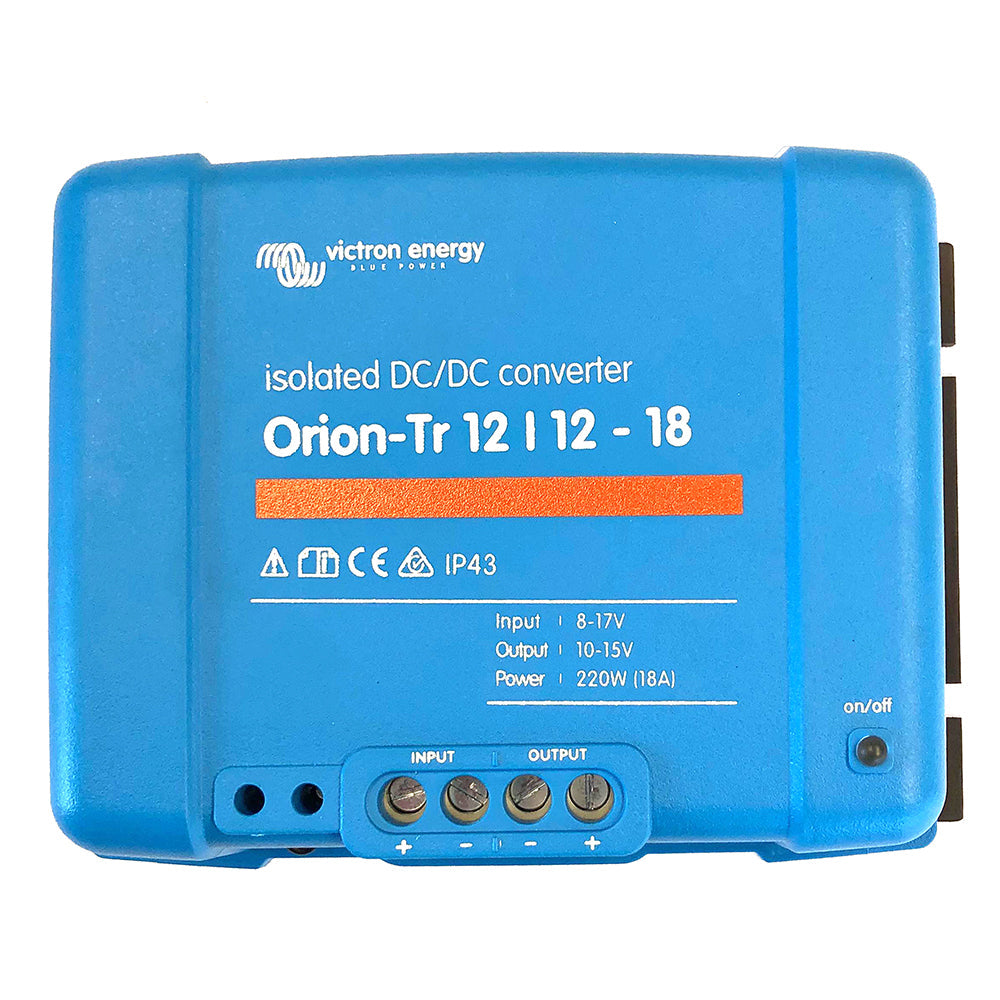 Victron Orion-TR DC-DC Converter - 12 VDC to 12 VDC - 18AMP Isolated (ORI121222110)