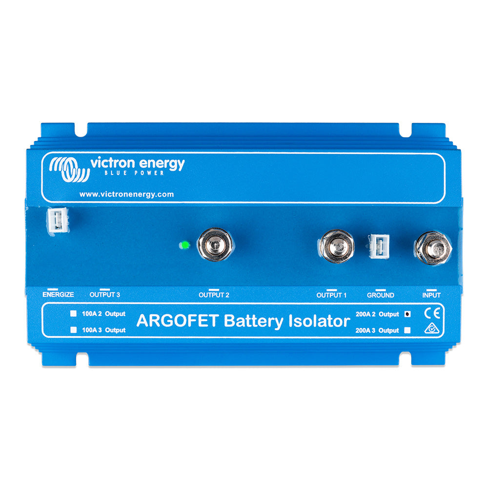 Victron ArgoFET 200-2 Battery Isolator - 200AMP - 1 Alternator, 2 Batteries (ARG200201020R)