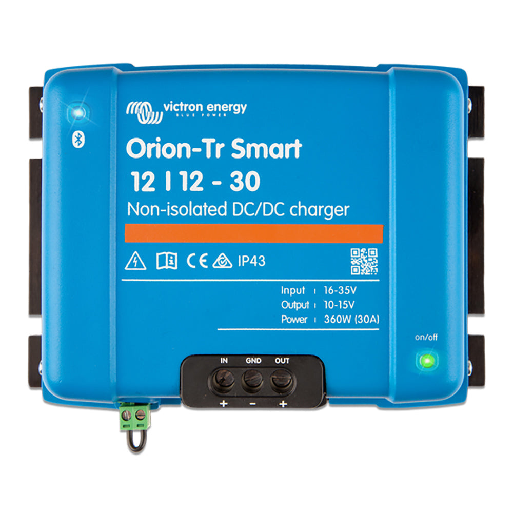 Victron Energy Orion-TR Smart 12/12-30 30A (360W) Non-Isolated DC-DC Charger or Power Supply (ORI121236140)