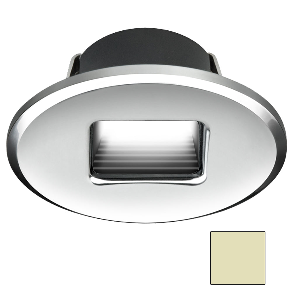 i2Systems Ember E1150Z Snap-In - Polished Chrome - Oval - Warm White Light
