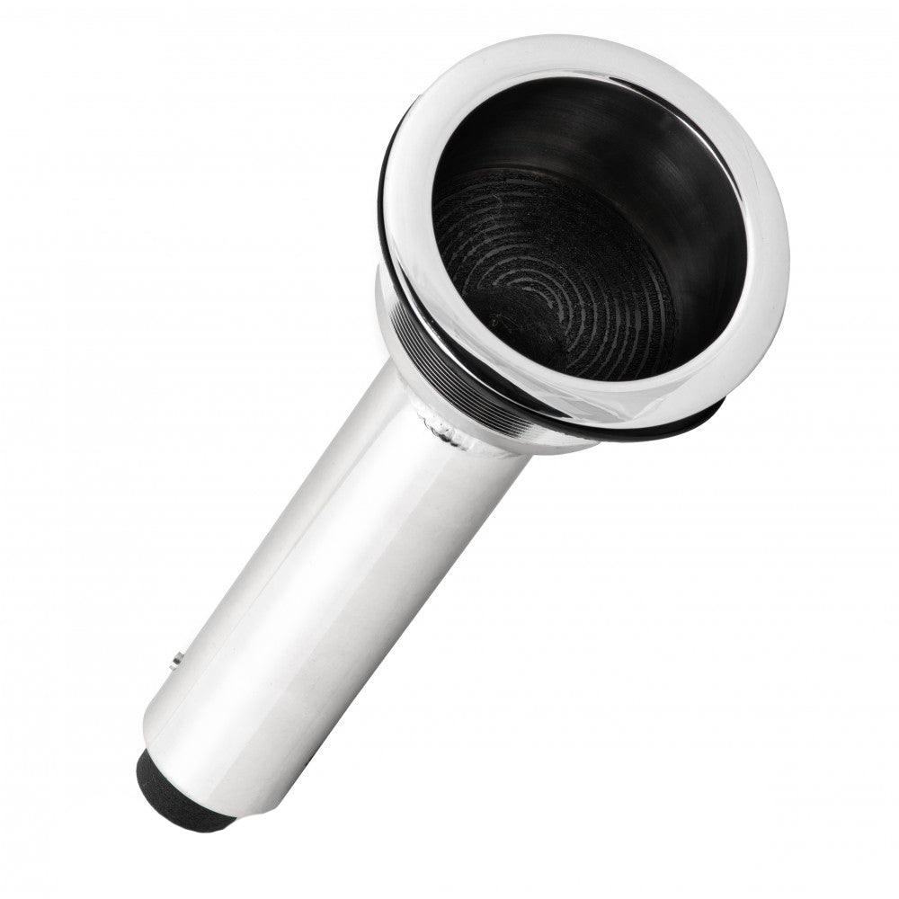 Whitecap Rod/Cup Holder - 304 Stainless Steel - 15 degree