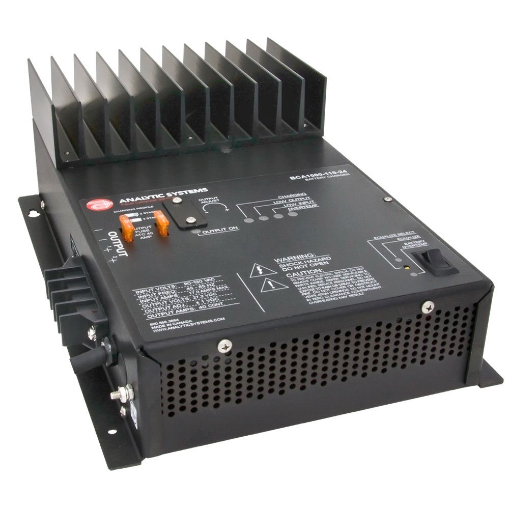Analytic Systems AC Charger 2-Bank 30A 32V Out/110V In w/Digital Volt/Amp Meter (BCA1000V-110-32)
