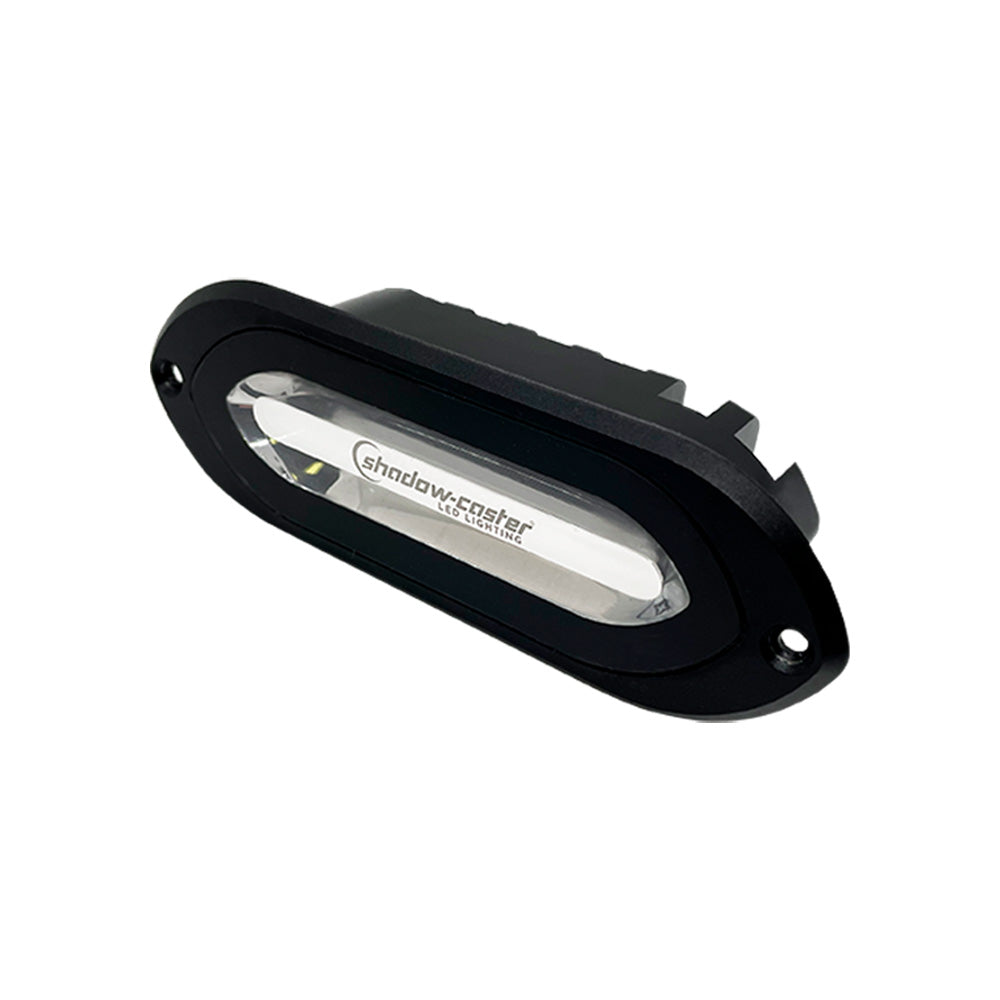 Shadow-Caster SCM-SL Series Flush Mount Spreader Light - Black Housing - Full-Color
