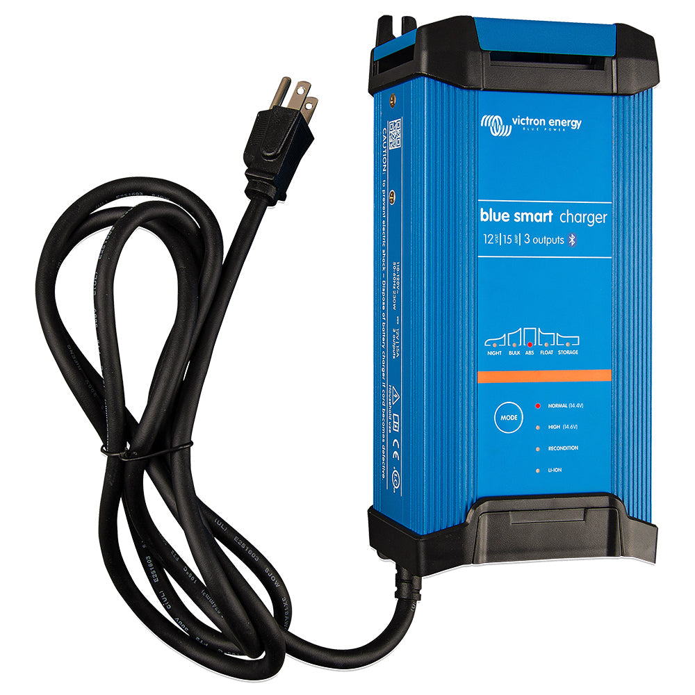 Victron Blue Smart IP22 12VDC 15A 3 Bank 120V Charger - Dry Mount (BPC121546102)