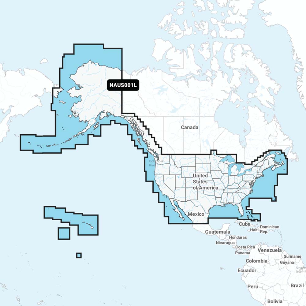 Navionics NAUS001L - U.S. and Coastal Canada - Navionics+