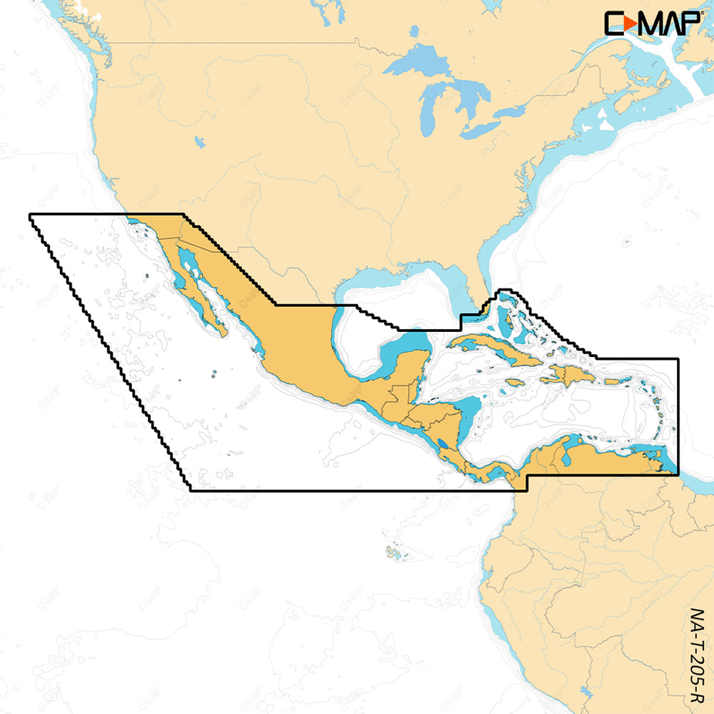 C-MAP REVEAL X - Central America and Caribbean