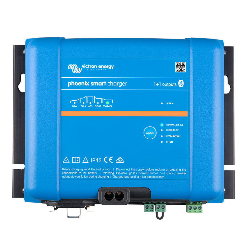 Victron Phoenix Smart IP43 Charger 24/16 (1+1) 120-240VAC Requires 5-15P Mains Cord (PSC241651095)