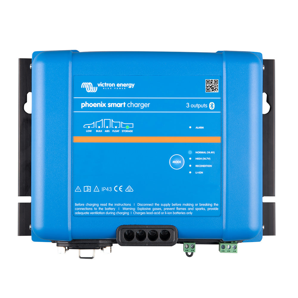 Victron Phoenix Smart IP43 Charger 24/25 (3) 120-240VAC Requires 5-15P Mains Cord (PSC242553095)