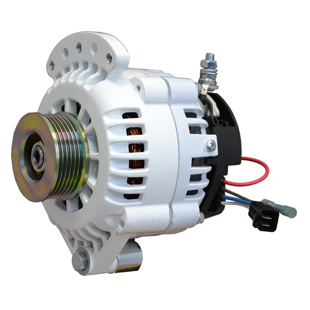Balmar Alternator 100 AMP 12V 1-2" Single Foot Spindle Mount K6 Pulley w/Isolated Ground (621-100-K6)