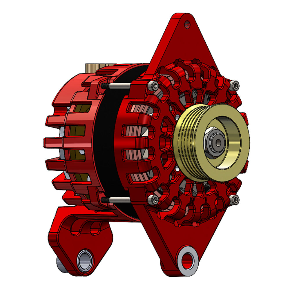 Balmar Alternator 170 AMP 12V 4" Dual Foot Saddle K6 Pulley (XT-DF4-170-K6)
