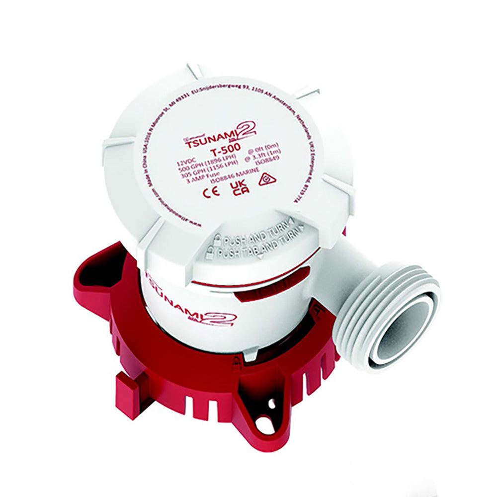 Attwood Tsunami MK2 Manual Bilge Pump - T500 - 500 GPH and 12V