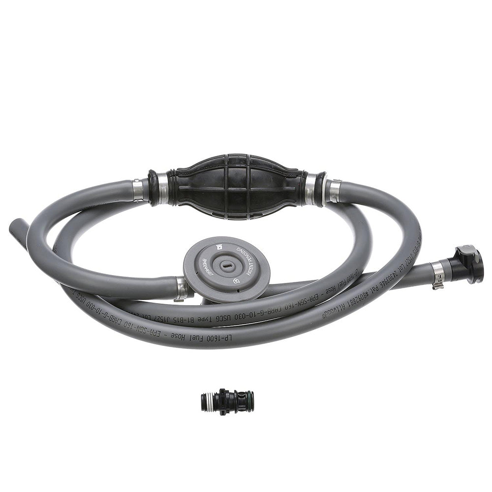 Attwood Universal Fuel Line Kit - 3/8" Dia. x 6' Length w/Sprayless Connectors and Fuel Demand Valve