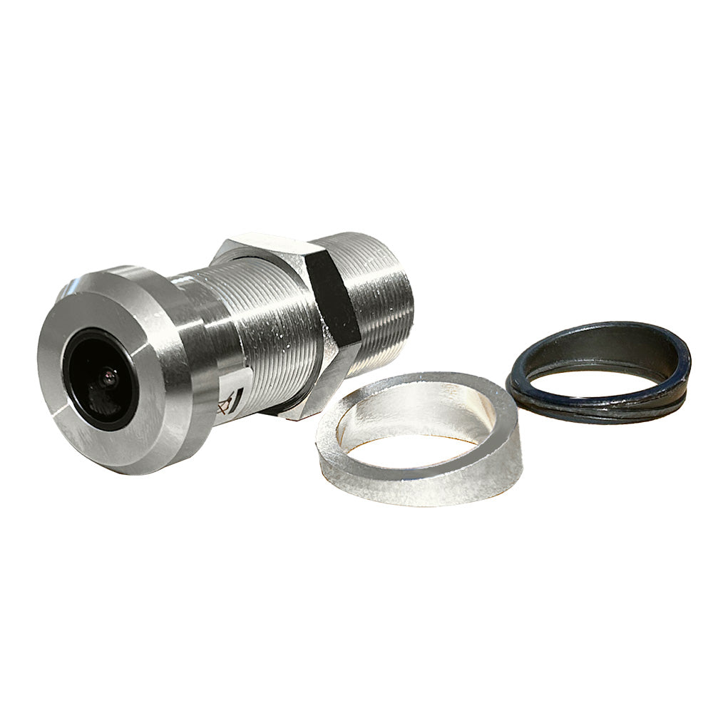 Iris Mini Flush Mount Hi-Resolution Through-Hull Camera - CVBS, TVI, CVI, and AHD