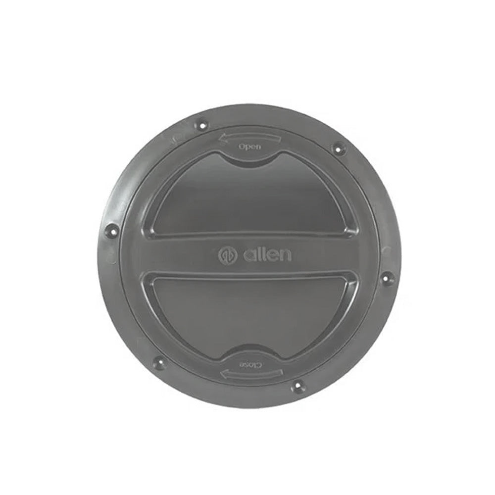 Allen Inspection Port - Hatch Cover w/ Internal Seal - Small (Grey) - Size: 3 15/16 in (100 mm)