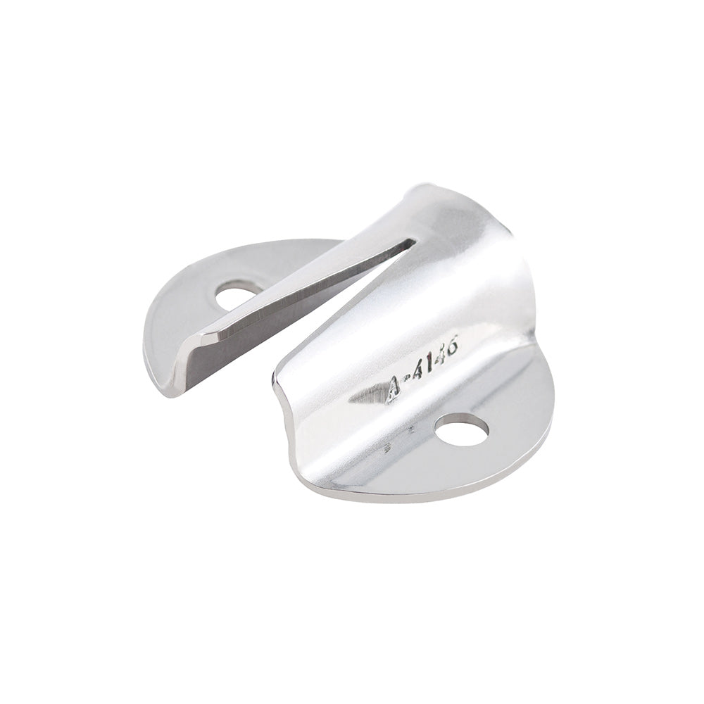 Allen V Cleat (Small) - Stainless Steel - Line Size 1/8 to 1/4 in (3 to 6 mm)