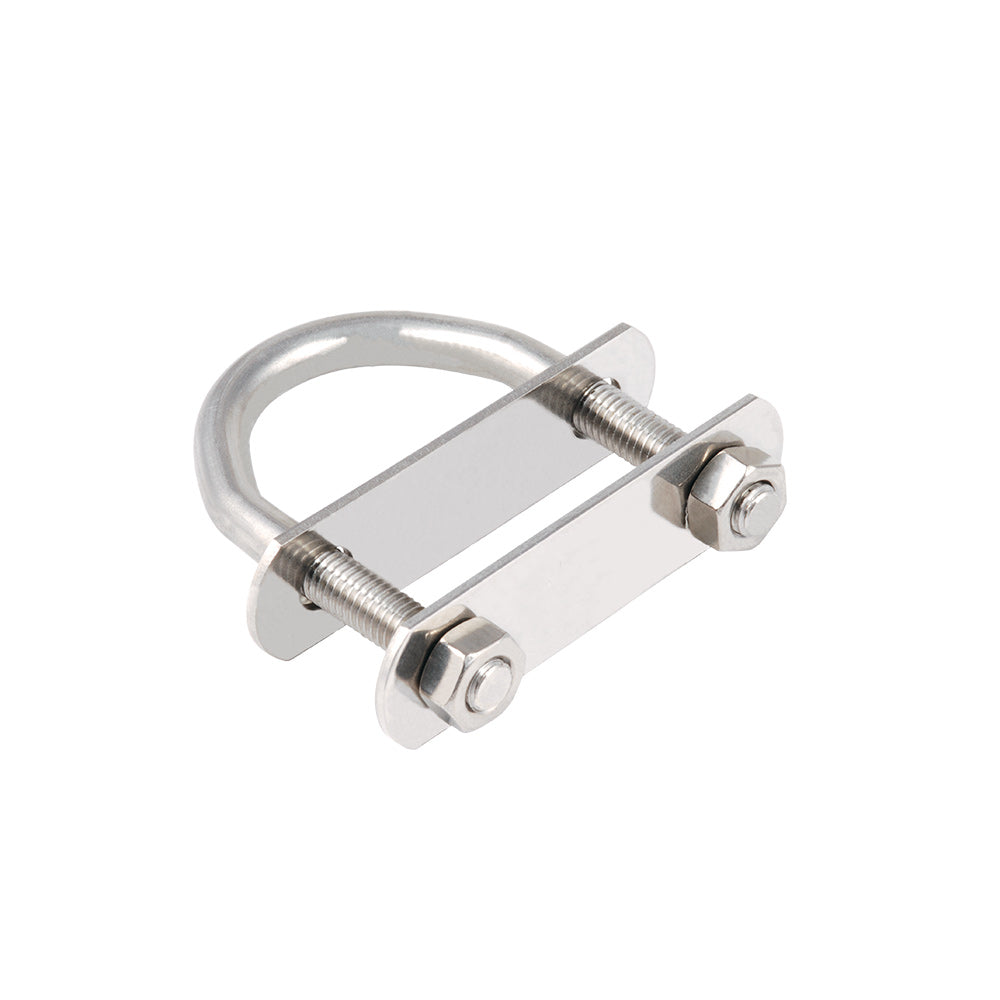 Allen U-Bolt w/ Top & Bottom Backing Plate - Length: 1 11/16 in (43 mm)