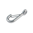 Allen 52 mm. (2 1/16 in.) Carbine Hook with Keeper - 5 mm. Dia. (Stainless Steel)
