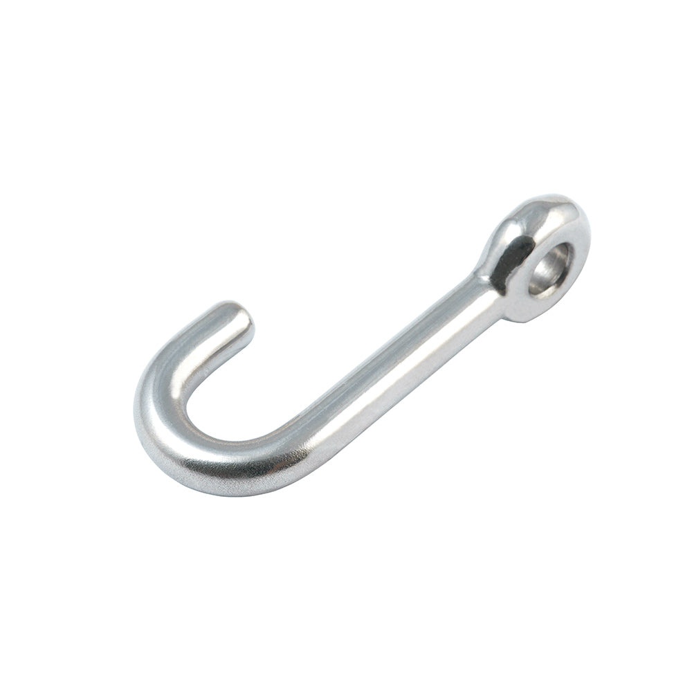 Allen 52 mm. (2 1/16 in.) Carbine Hook - 5 mm. Dia. (Stainless Steel) - Twisted Top