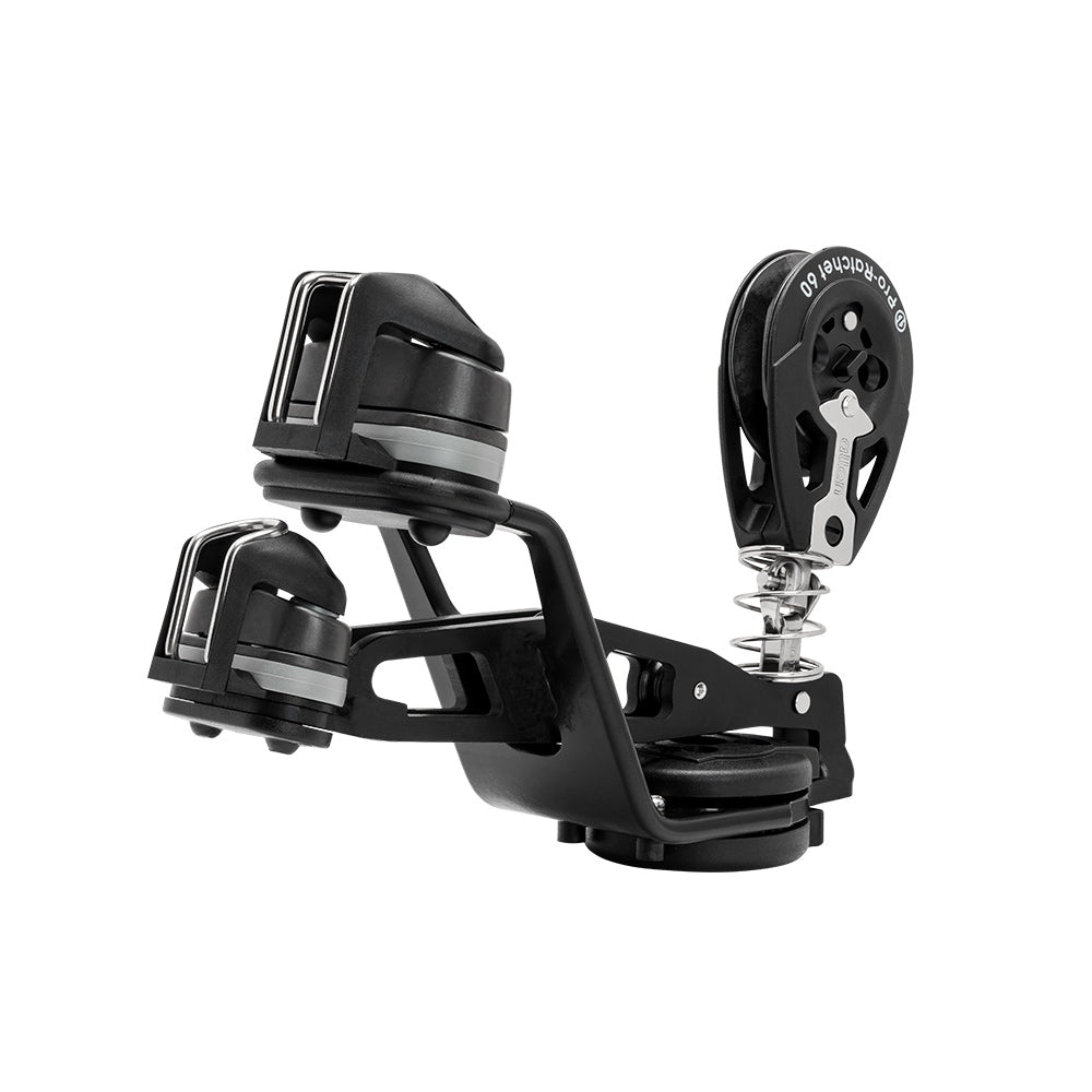 Allen Swivel Cam Cleat - Mainsheet Jammer (Compact) - Dual Arm - Line: 5/32 to 3/8 in (4 to 10 mm)