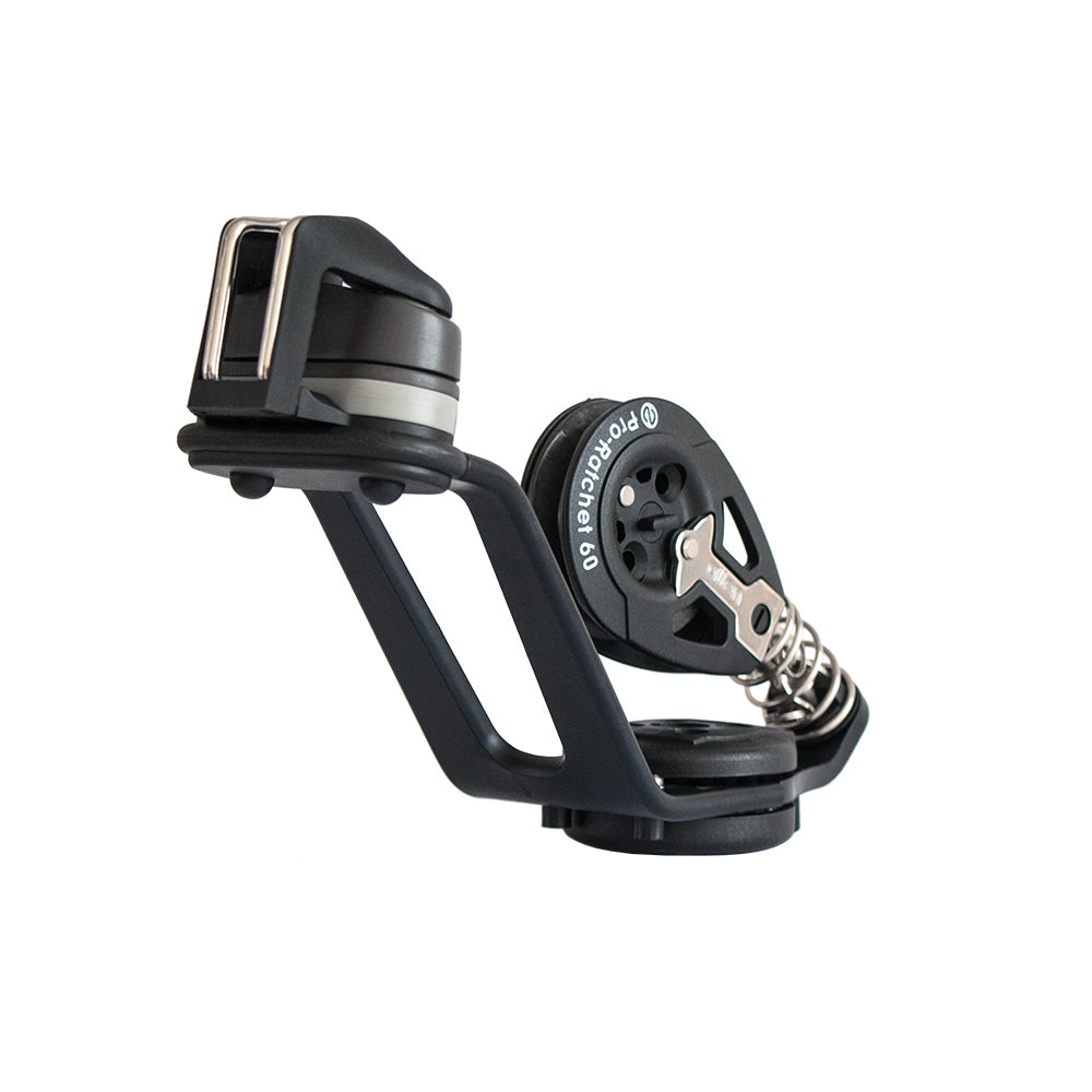 Allen Swivel Cam Cleat - Mainsheet Jammer Self Align (Standard) w/ Ratchet Block - Line: 5/32 to 3/8 in (4 to 10 mm)