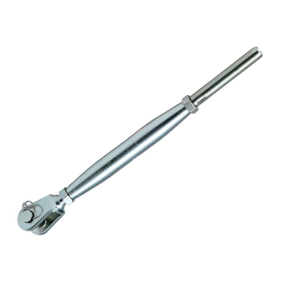 Allen Standing Rigging - Turnbuckle - Fork / Stud Rigging Screw w/ M6 Thread - For Wire: 3/14 in (4.0 mm)