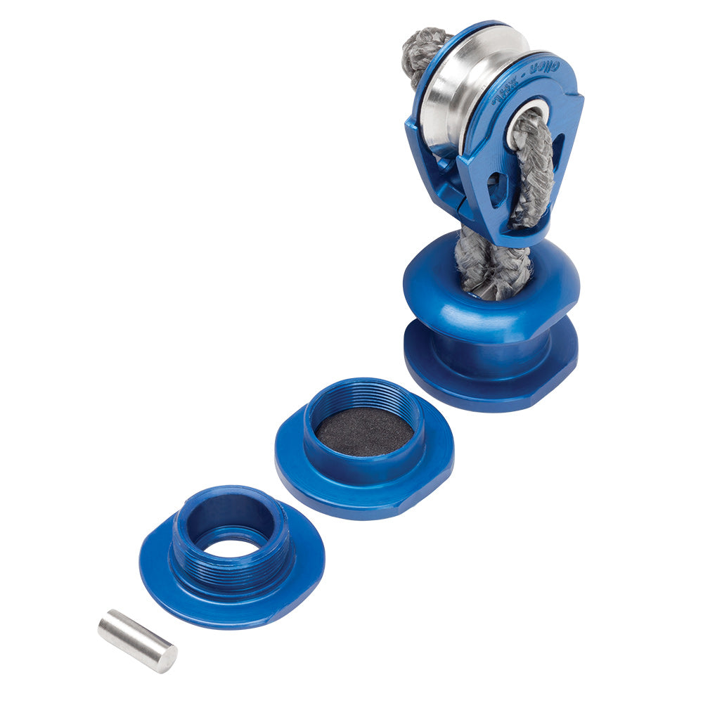 Allen Padeye - Stainless Steel Through Deck - Pad Tii (Blue) - Size: 5/8 in (16 mm) - Hole Depth: 3/8 in (10 mm)