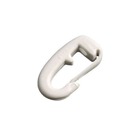 Allen 47 mm. (1 7/8 in.) Handy Hook - 6 mm. Dia. (Nylon) - White