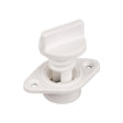 Allen Drain Plug - Drain Socket w/ Captive Screw Bung (White) - Dia: 59/64 in (23.3 mm)