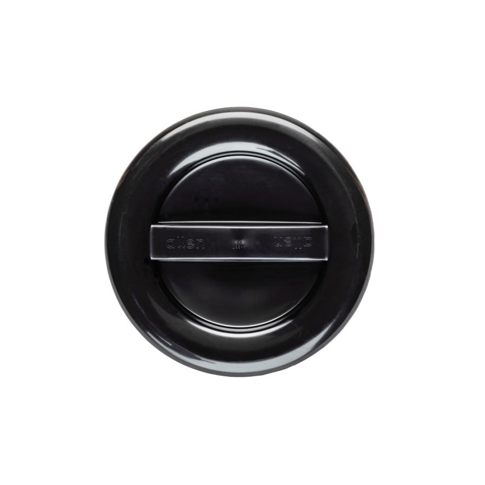 Allen Inspection Port - Hatch Cover w/ O-Ring (Black) - Size: 4 21/64 in (110 mm)