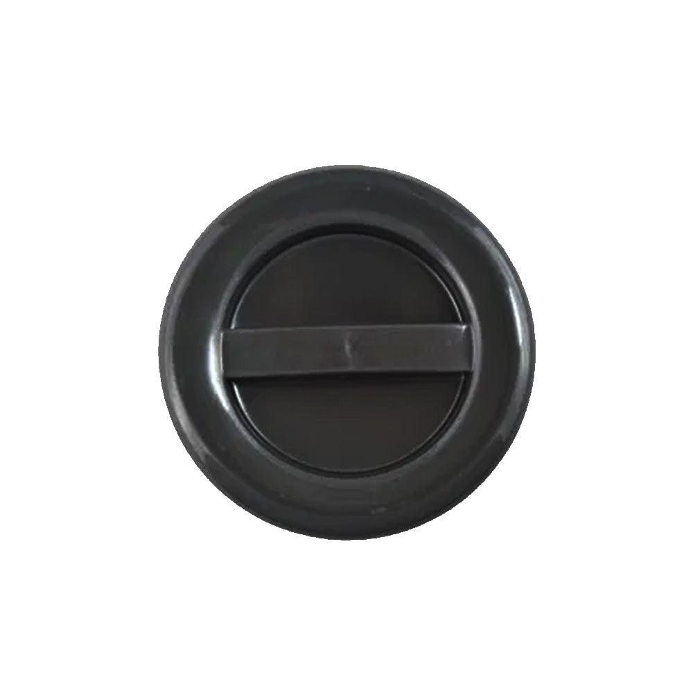 Allen Inspection Port - Hatch Cover w/ O-Ring (Black) - Size: 6 3/16 in (157 mm)