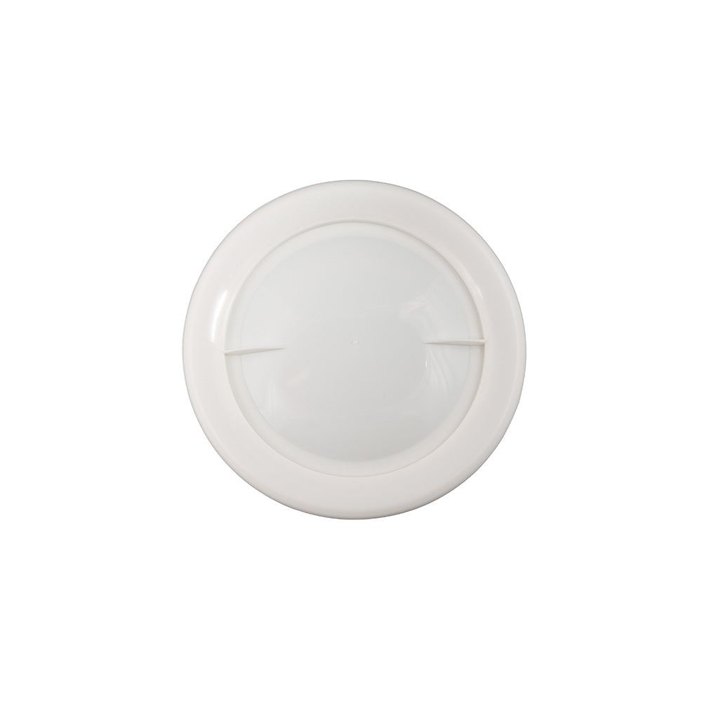 Allen Inspection Port - Hatch Cover w/ O-Ring (White) - Size: 9 31/64 in (241 mm)