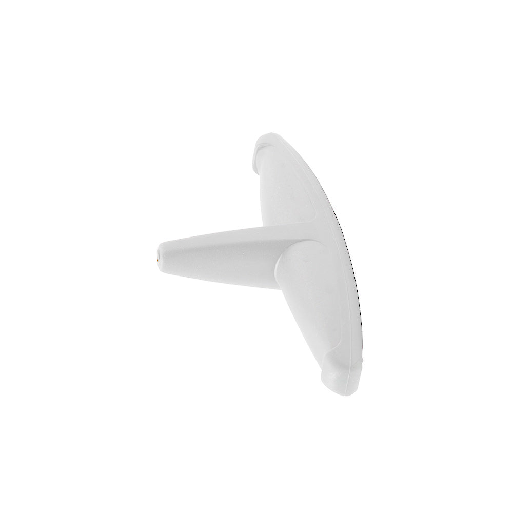 Allen 25 mm. (1 in.) Lacing Hook - 5 mm. Dia. (Acetal Resin) - White