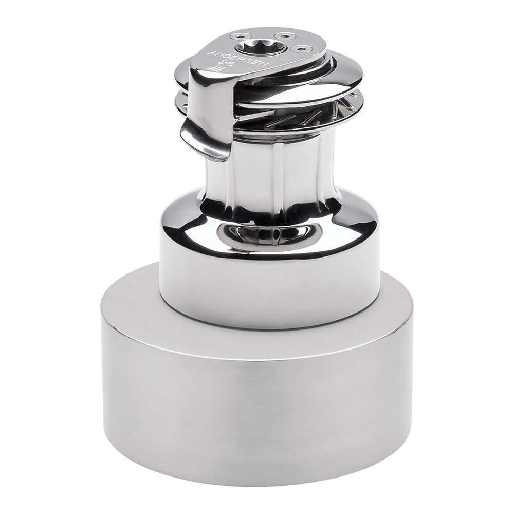 Andersen Electric Winch Size 28 - 12V / Stainless Steel / Two Speed Winch / Above Deck / Compact Motor