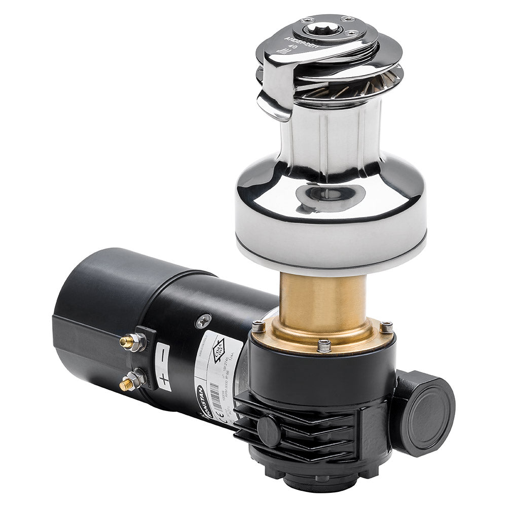 Andersen Electric Winch Size 40 - 24V / Stainless Steel / Two Speed Winch / E1 Single Speed Motor