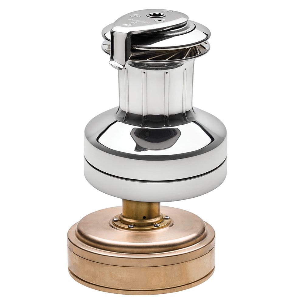 Andersen Electric Winch Size 62 - 24V / Stainless Steel / Two Speed Winch / Below Deck / Compact Motor