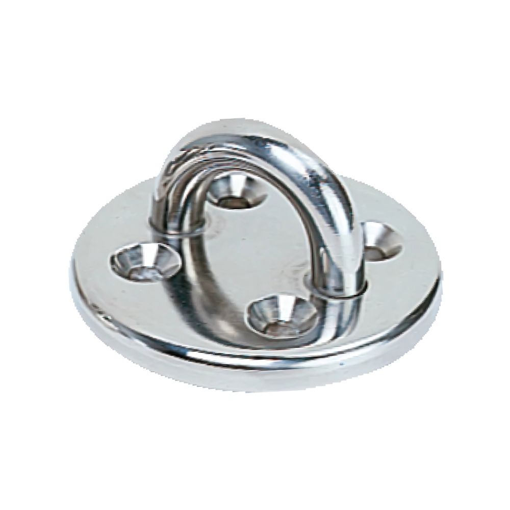Antal Padeye - Stainless Steel - D-Eyebolt (2 screws) - Size: 1 47/64 in (44 mm)