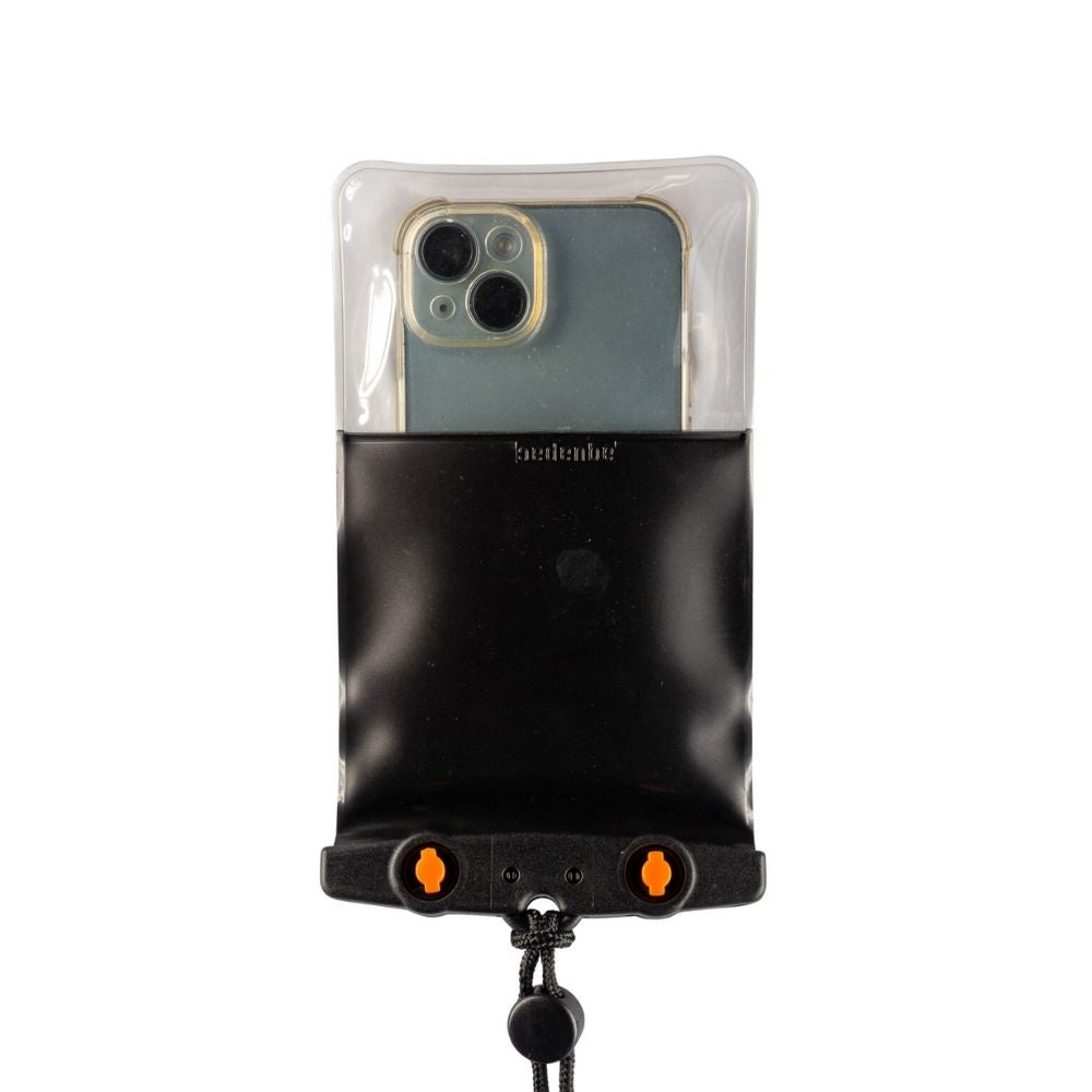 Aquapac Compact Plus Blue - Black Clamp - Blue Levers - Acid Green Cord