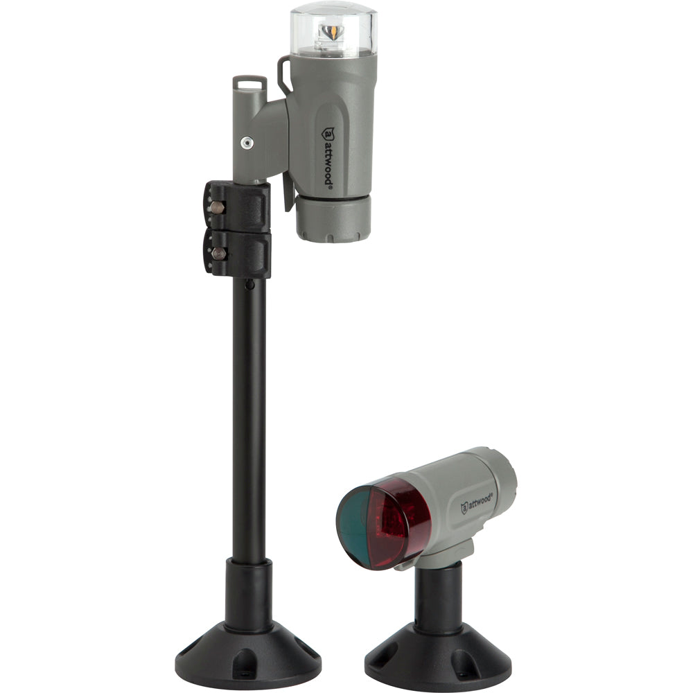 Attwood Stern Lights - Deck Mount Kit - Marine Gray
