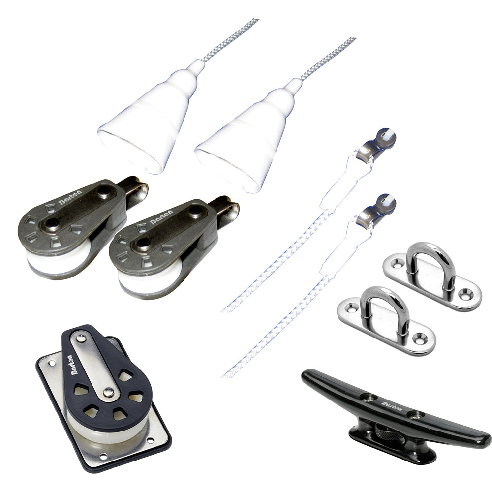 Barton Marine Lazy Jack Kit - Lightweight - For: Up to 30.0 ft (9.1 m)