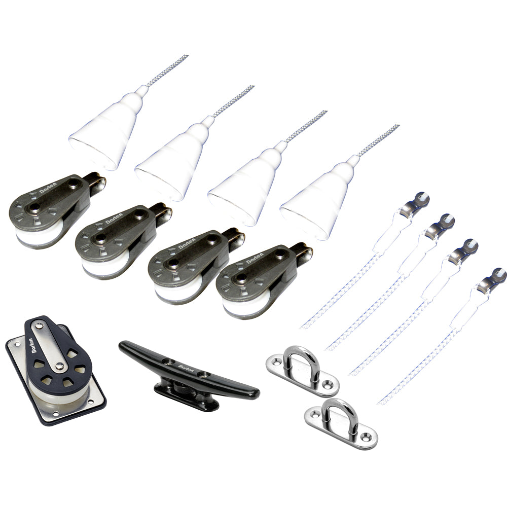 Barton Marine Lazy Jack Kit - Lightweight Cascade - Boat Size: Up to 35.0 ft (10.6 m)