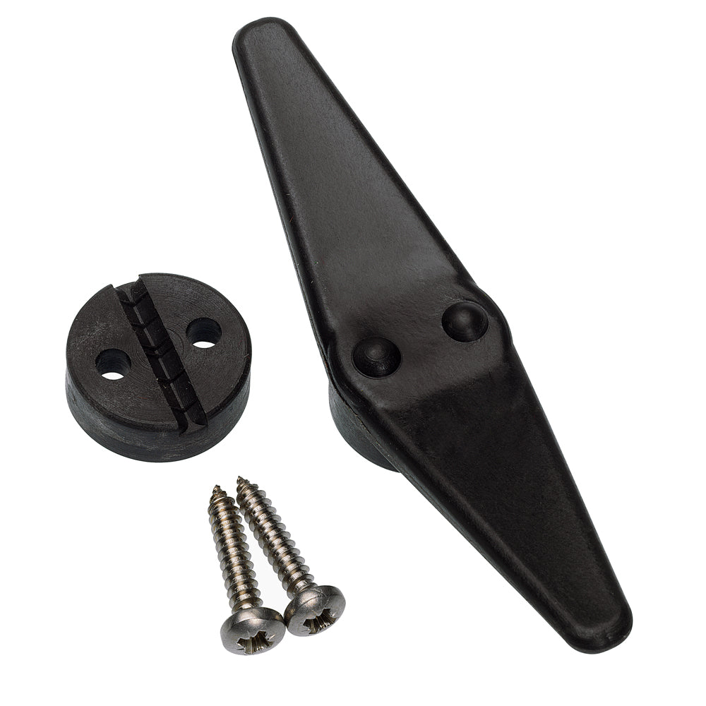 Barton Marine Spars, Fittings & Accessories - Shroud Cleat (Nylon) - Max Dia: 0.31 in (8 mm)