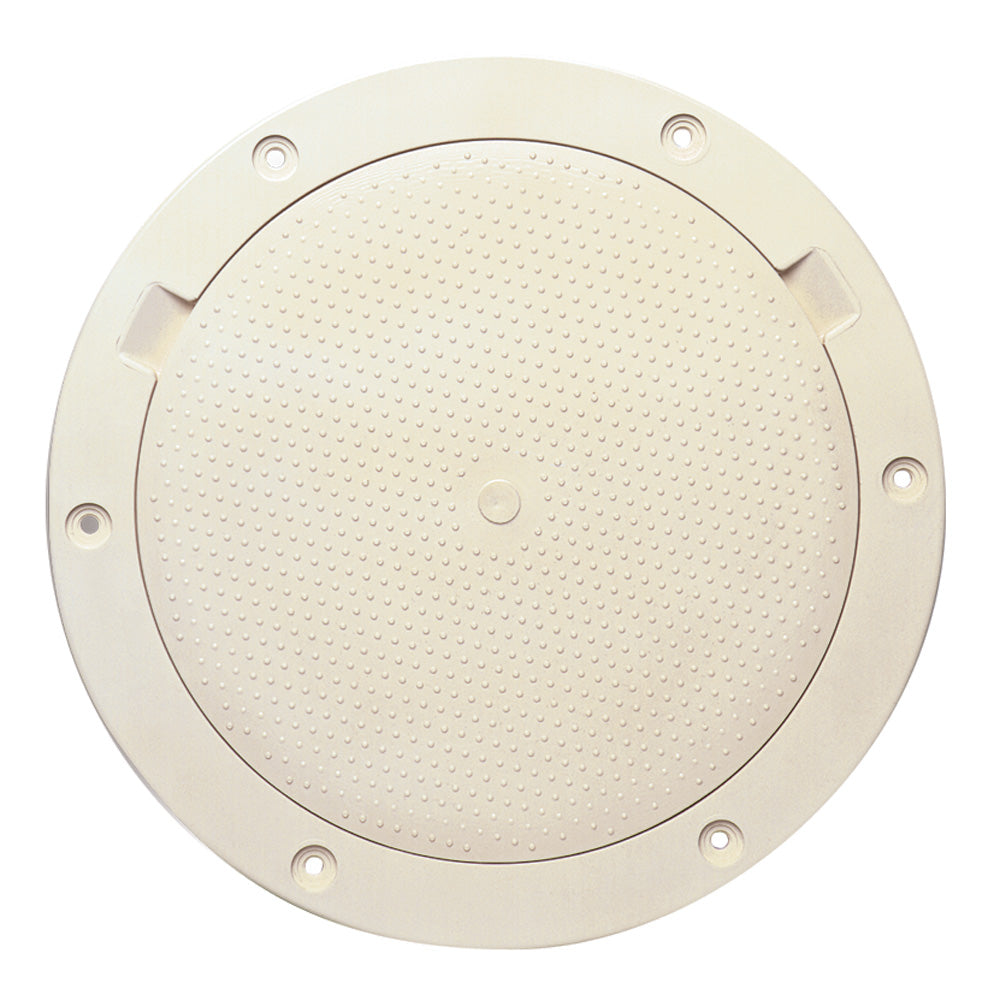 Beckson Marine Inspection Port - Deck Plate Non-Skid Pry-Out (Beige) - Size: 5/16 in (8 mm)