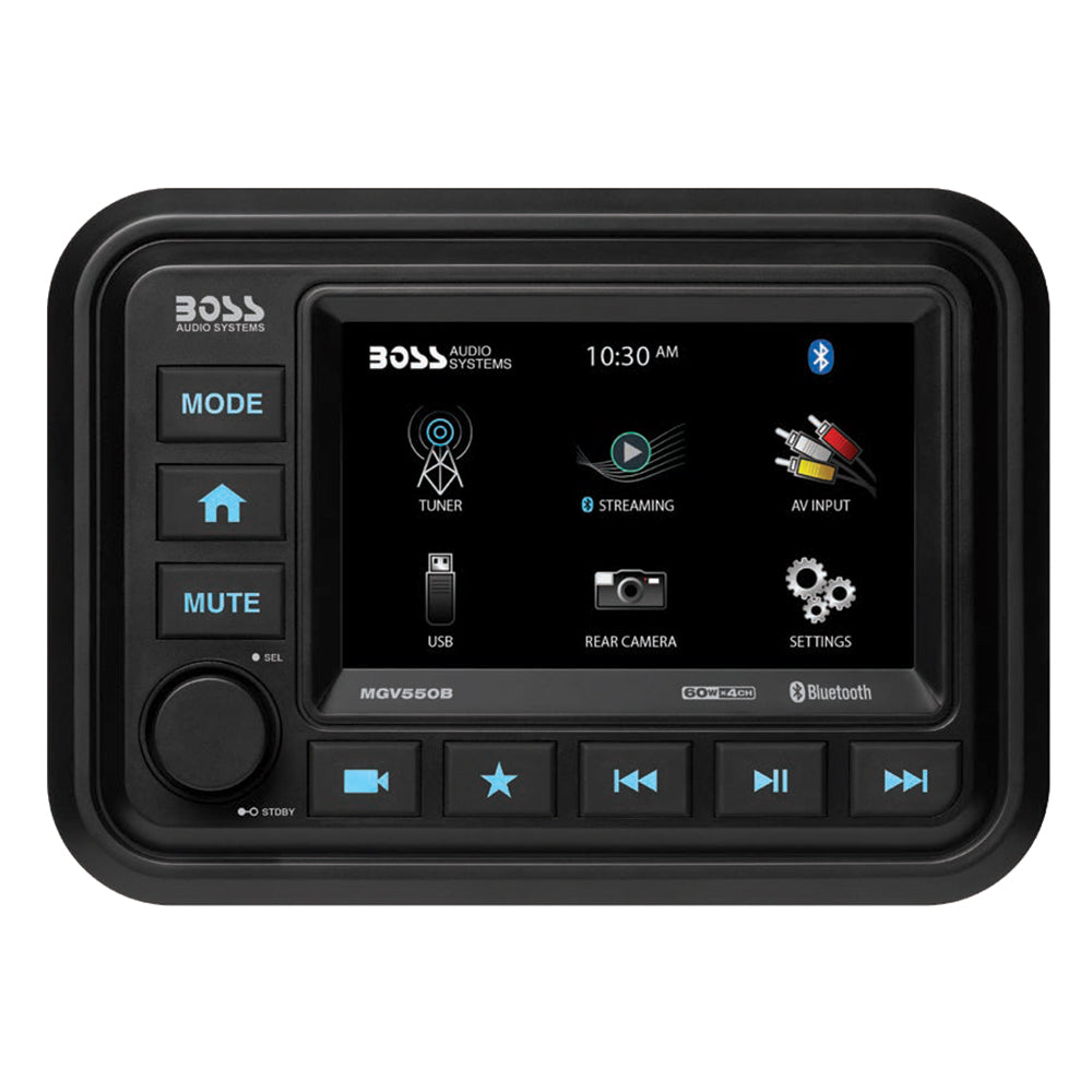 Boss Audio Stereos - Bluetooth (Audio Streaming) Marine Gauge Digital Media AM/FM Receiver