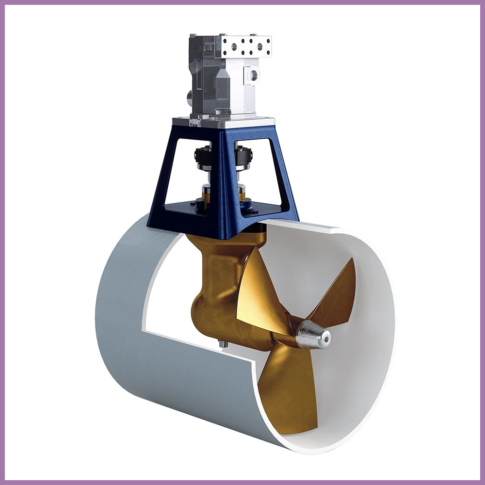 Vetus Hydraulic bow thruster 410 Kgf incl. hydro motor, for tunnel diam. 400 mm.