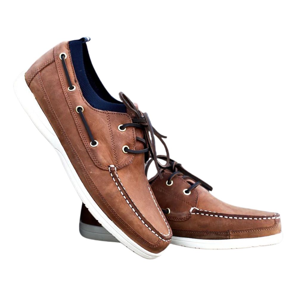 Crazy 4 Sailing Prolite Skip Sailing Shoes (Tan / Navy)