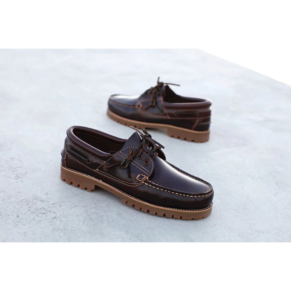 Crazy 4 Sailing Blueport Waterproof & Breathable Leather Boots "Treck" (Seafox)