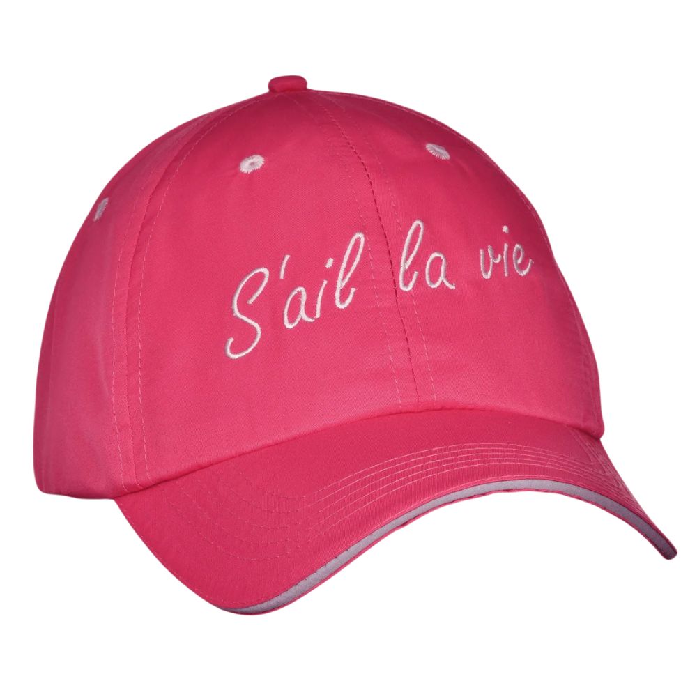 Crazy 4 Sailing Dri Fit Cap "S'Ail La Vie" (Pink)