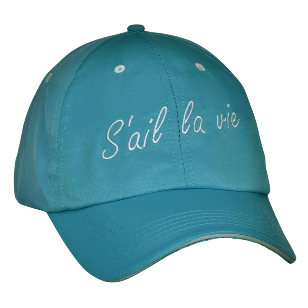 Crazy 4 Sailing Dri Fit Cap "S'Ail La Vie" (Sky)