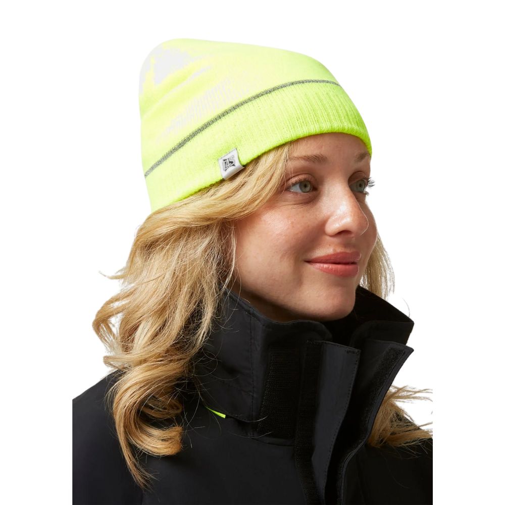 Crazy 4 Sailing Beanie Knitted (Yellow)